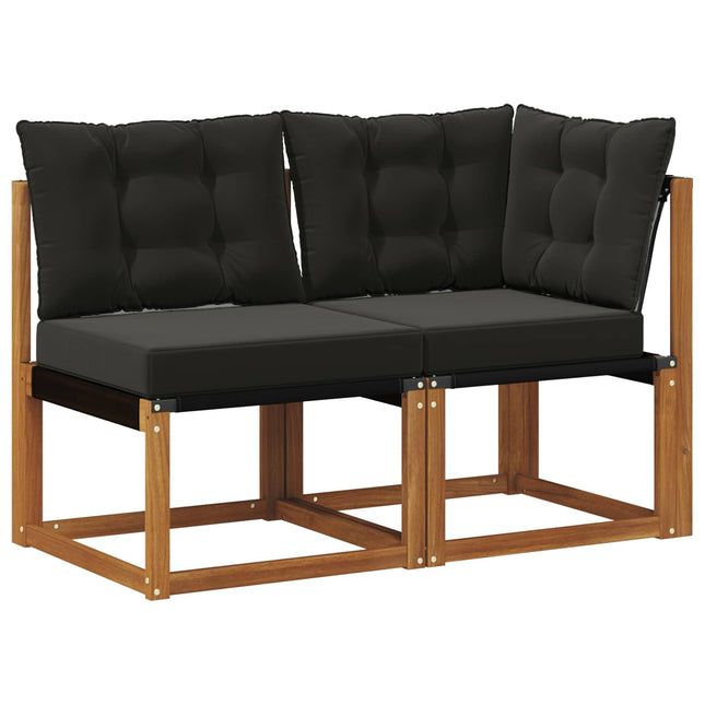 2 st Modulsoffa utomhus mitt och hörn Naturfärg