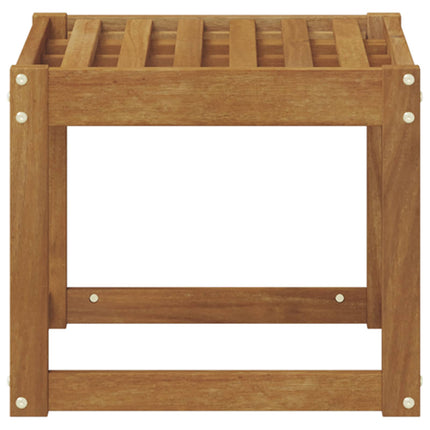 Pallbänk Naturfärg 43 x 43 x 37 cm Massivt Akaciaträ