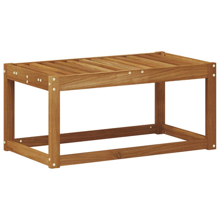 Utomhuspall Naturfärg 79 x 43 x 37 cm Massivt Akaciaträ