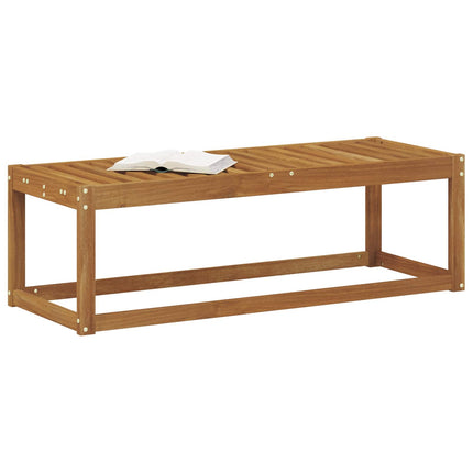 Utomhuspall Naturfärg 115 x 43 x 37 cm Massivt Akaciaträ