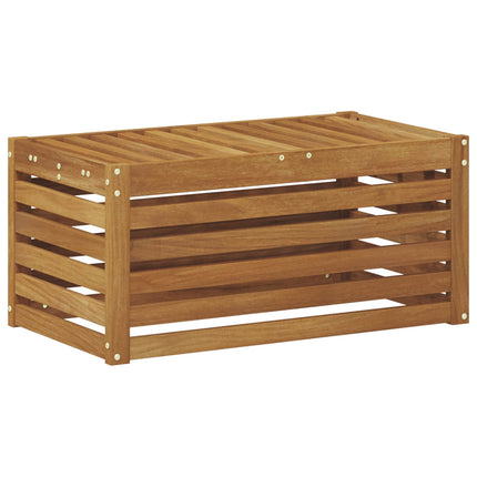 Utomhuspall Naturfärg 79 x 43 x 37 cm Massivt Akaciaträ