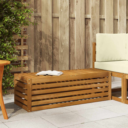 Utomhuspall Naturfärg 115 x 43 x 37 cm Massivt Akaciaträ