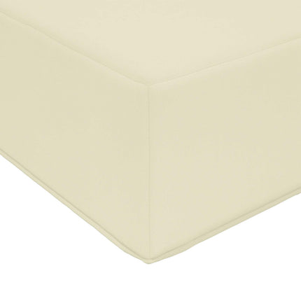 Utomhus Soffa Kudde Kräm 60 x 60 x 8 cm Polyester