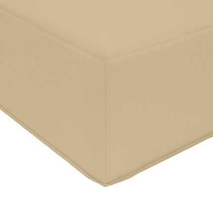 Utomhus Soffa Kudde Beige 60 x 60 x 8 cm Polyester