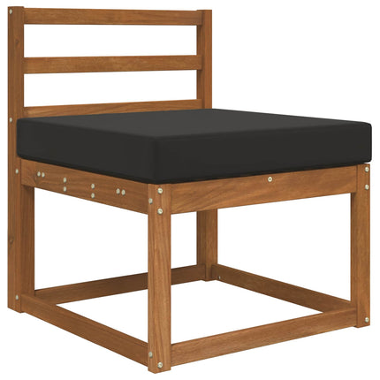 Utomhus Soffa Kudde Svart 60 x 60 x 8 cm Polyester
