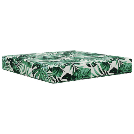 Utomhus Soffa Kudde Bladmönster 60 x 60 x 8 cm Polyester