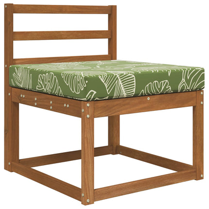 Utomhus Soffa Kudde Bladdesign 60 x 60 x 8 cm Polyester