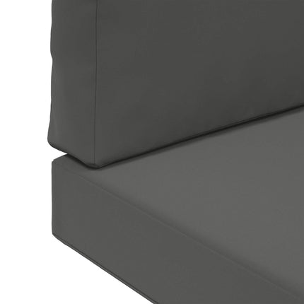 Utomhus Soffa Kudde 2 pcs Antracit Polyester