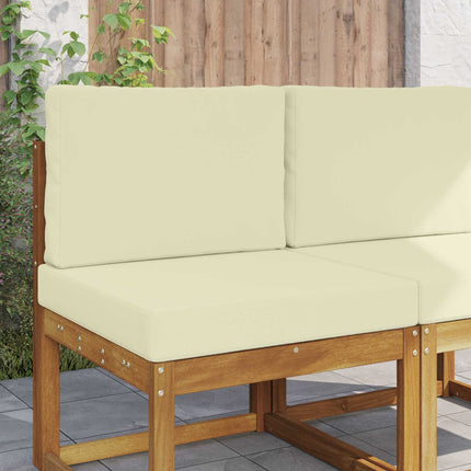 Utomhus Soffa Kudde 2 pcs Kräm Polyester
