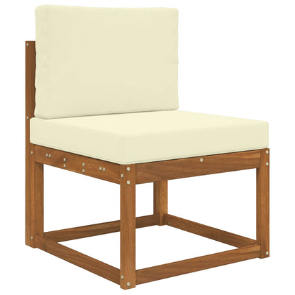 Utomhus Soffa Kudde Polyester Kräm 60 x 60 x 8 cm