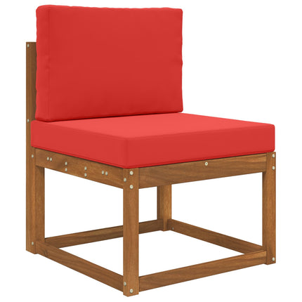 Utomhus Soffa Kudde Polyester Röd 60 x 60 x 8 cm