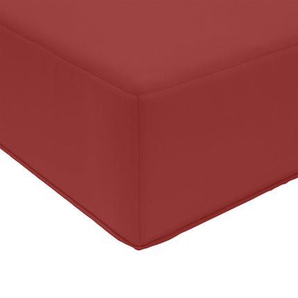 Utomhus Soffa Kudde 2 pcs Vinröd Polyester