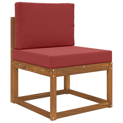Utomhus Soffa Kudde Polyester Vinröd 60 x 60 x 8 cm