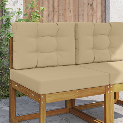 Utomhus Soffa Kudde 2 pcs Beige Polyester