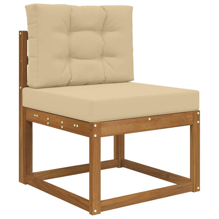 Utomhus Soffa Kudde Polyester Beige 60 x 60 x 8 cm