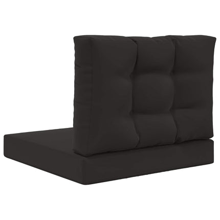 Utomhus Soffa Kudde Polyester Svart 60 x 60 x 8 cm