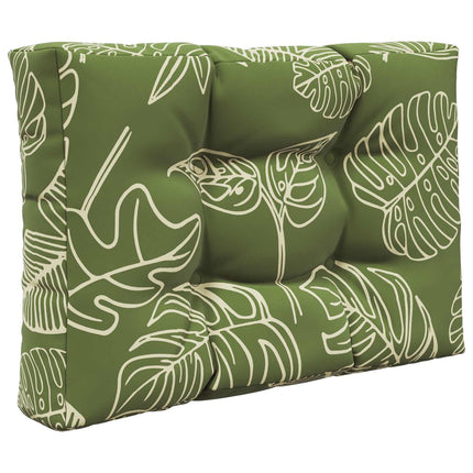 Utomhus Soffa Kudde Polyester Bladdesign 60 x 60 x 8 cm