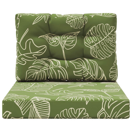 Utomhus Soffa Kudde Polyester Bladdesign 60 x 60 x 8 cm