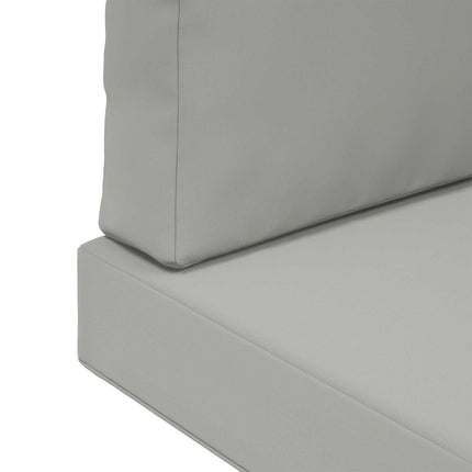 Utomhus Soffa Kudde 3 pcs Grå Polyester