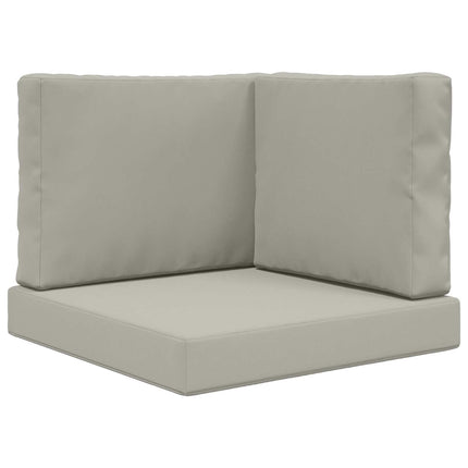Utomhus Soffa Kudde 3 pcs Grå Polyester