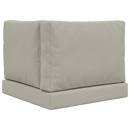 Utomhus Soffa Kudde 3 pcs Grå Polyester