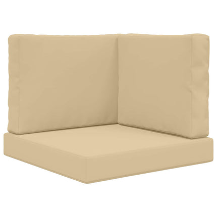 Utomhus Soffa Kudde 3 pcs Beige Polyester