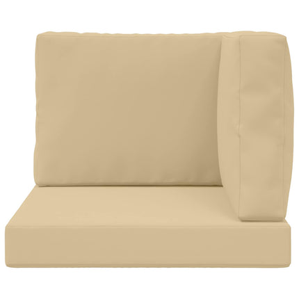Utomhus Soffa Kudde Polyester Beige 60 x 60 x 8 cm
