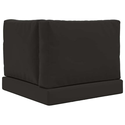 Utomhus Soffa Kudde Polyester Svart 60 x 60 x 8 cm