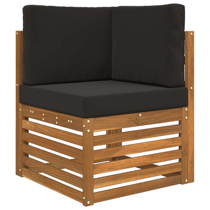 Utomhus Soffa Kudde Polyester Svart 60 x 60 x 8 cm