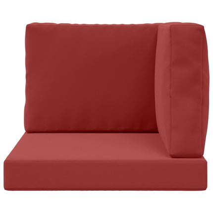 Utomhus Soffa Kudde Polyester Vinröd 60 x 60 x 8 cm