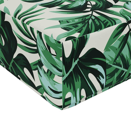 Utomhus Soffa Kudde 3 pcs Bladmönster Polyester