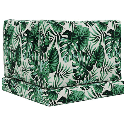 Utomhus Soffa Kudde Polyester Bladmönster 60 x 60 x 8 cm