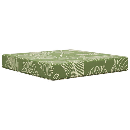 Utomhus Soffa Kudde Polyester Bladdesign 60 x 60 x 8 cm