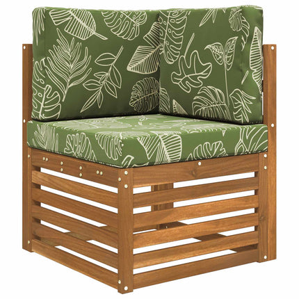Utomhus Soffa Kudde 3 pcs Bladdesign Polyester