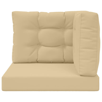 Utomhus Soffa Kudde 3 pcs Beige Polyester