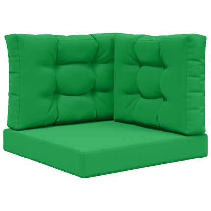 Utomhus Soffa Kudde 3 pcs Grön Polyester