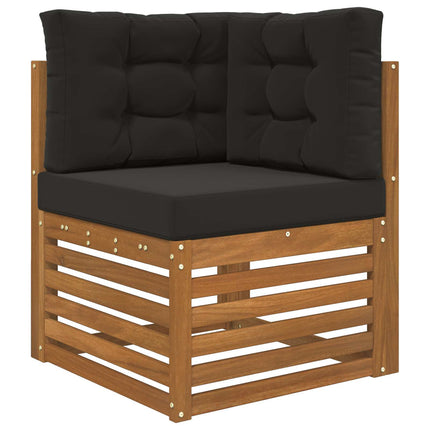 Utomhus Soffa Kudde Polyester Svart 60 x 60 x 8 cm