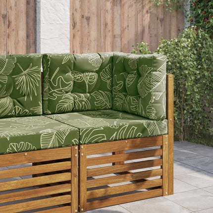 Utomhus Soffa Kudde 3 pcs Bladdesign Polyester