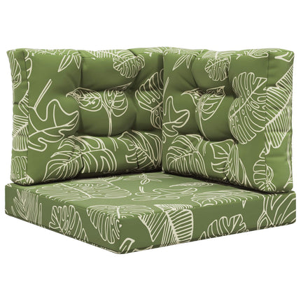 Utomhus Soffa Kudde Polyester Bladdesign 60 x 60 x 8 cm