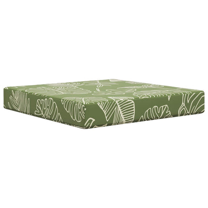 Utomhus Soffa Kudde Polyester Bladdesign 60 x 60 x 8 cm