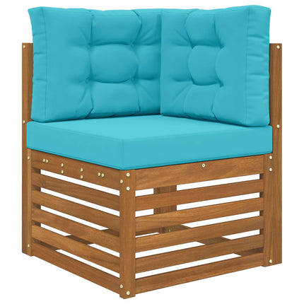 Utomhus Soffa Kudde Polyester Turkos 60 x 60 x 8 cm