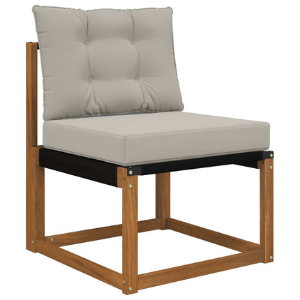Utomhus Soffa Kudde Polyester Grå 60 x 50,5 x 8 cm