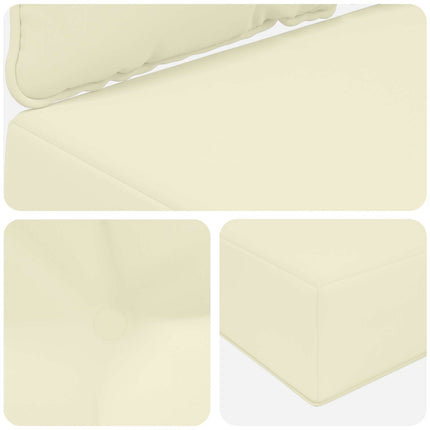 Utomhus Soffa Kudde 2 pcs Kräm Polyester