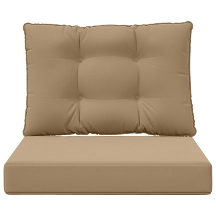 Utomhus Soffa Kudde 2 pcs Taupe Polyester