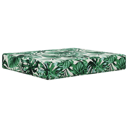 Utomhus Soffa Kudde Polyester Bladmönster 60 x 50,5 x 8 cm