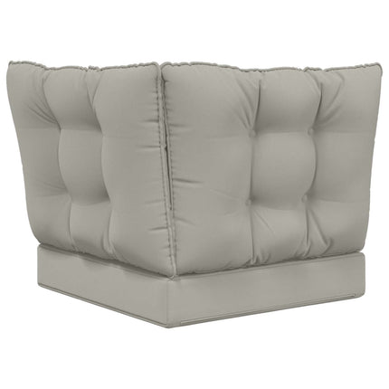 Utomhus Soffa Kudde Polyester Grå 60 x 40 x 10 cm