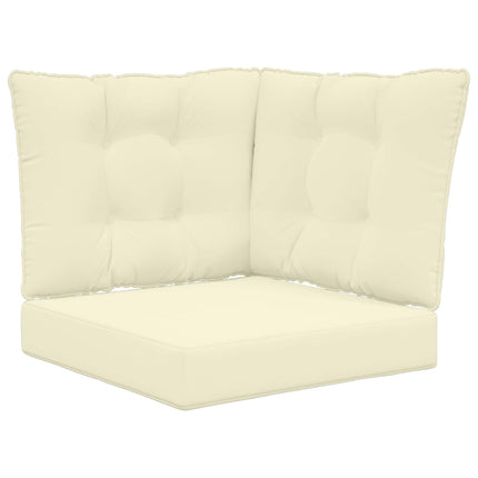 Utomhus Soffa Kudde 3 pcs Kräm Polyester