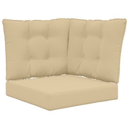 Utomhus Soffa Kudde 3 pcs Beige Polyester