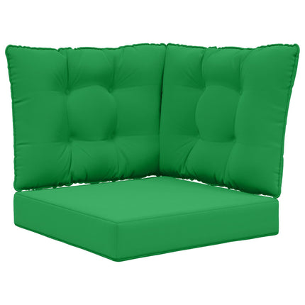 Utomhus Soffa Kudde 3 pcs Grön Polyester