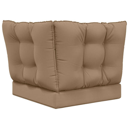 Utomhus Soffa Kudde Polyester Taupe 60 x 40 x 10 cm